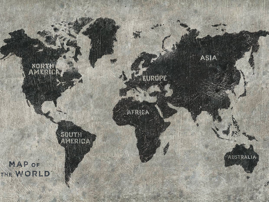 Grunge World Map