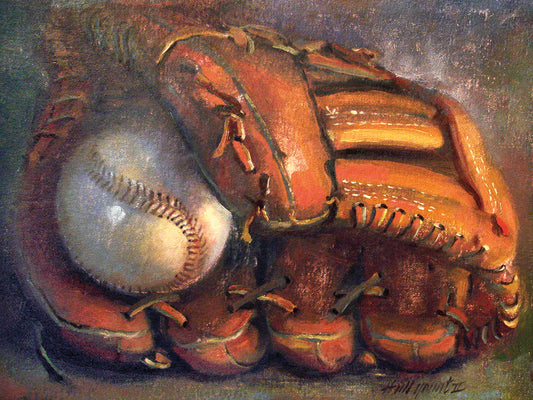 Baseball with Mitt #7