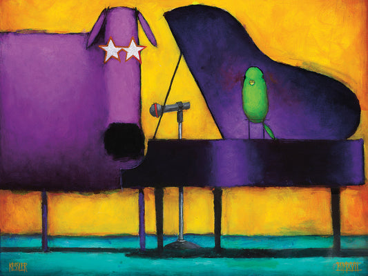 Piano Glam Dog