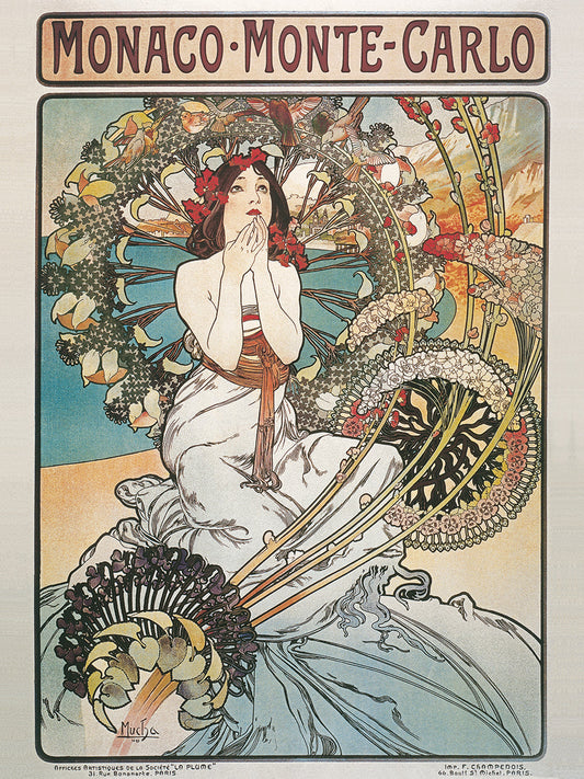 Alphonse Mucha- Monaco Monte Carlo