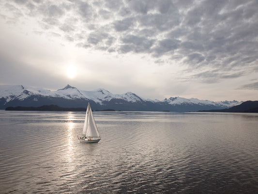 Sailing at Sunset, Alaska ‘09