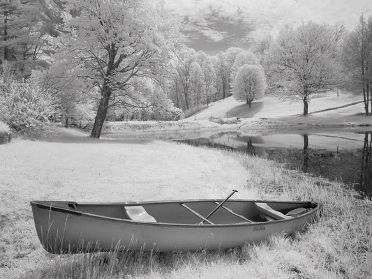 Solitary Canoe