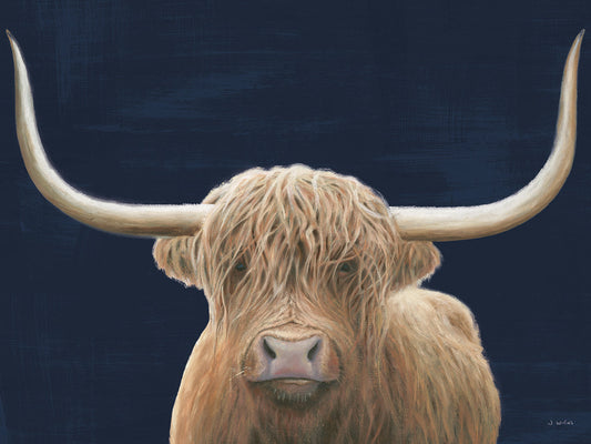 Highland Cow Navy