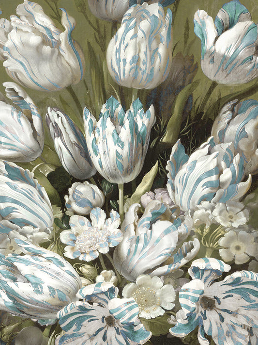 Tulip Bouquet in Aqua