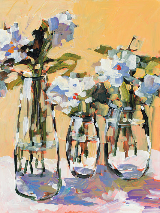 Three Flower Vases
