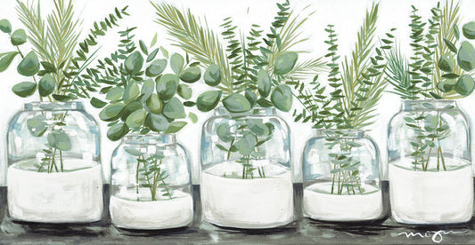 Greenery Jars