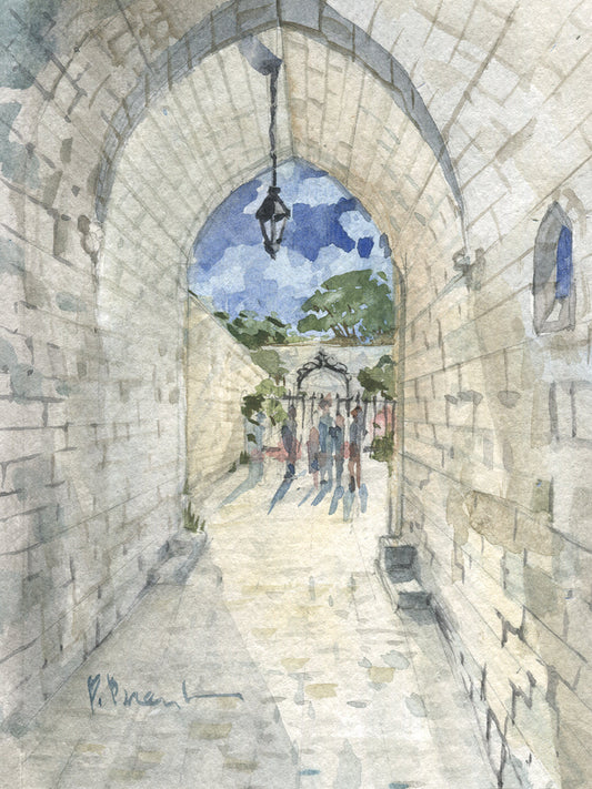 Ancient Portico Amboise Chateau