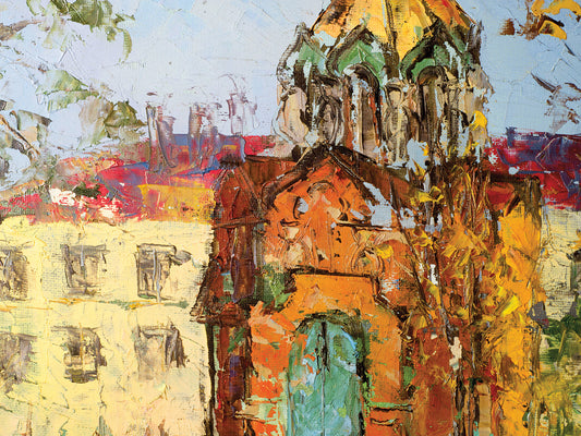 the picture painted in oils