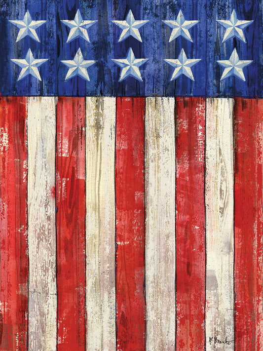 All American Flag Vertical I