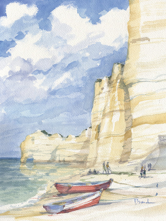 Vertical Cliffs at Etretat