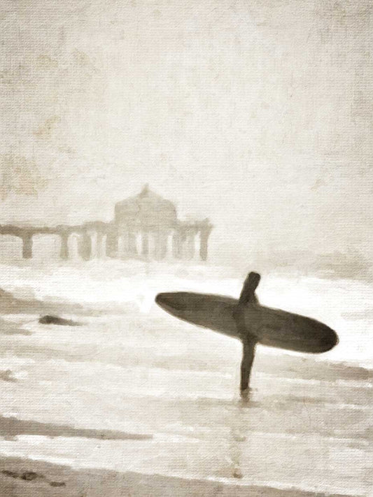 One Last Wave Watercolor 18x24